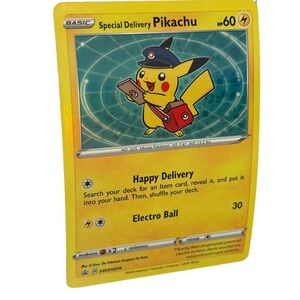 Special Delivery Pikachu SWSH074 proxy Pokemon Card